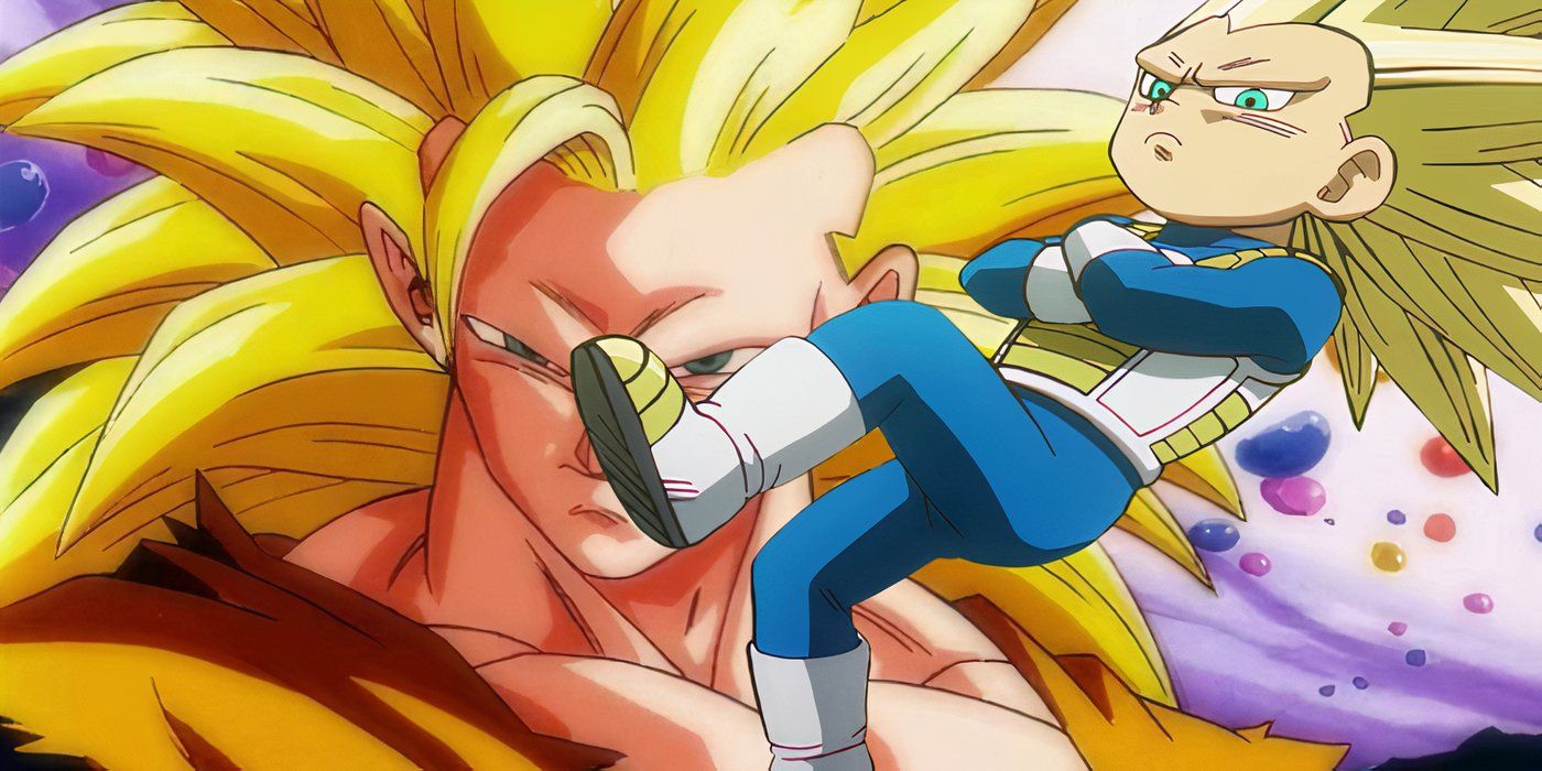 Feature header showing Super Saiyan 3 Goku and Super Saiyan 3 Vegeta