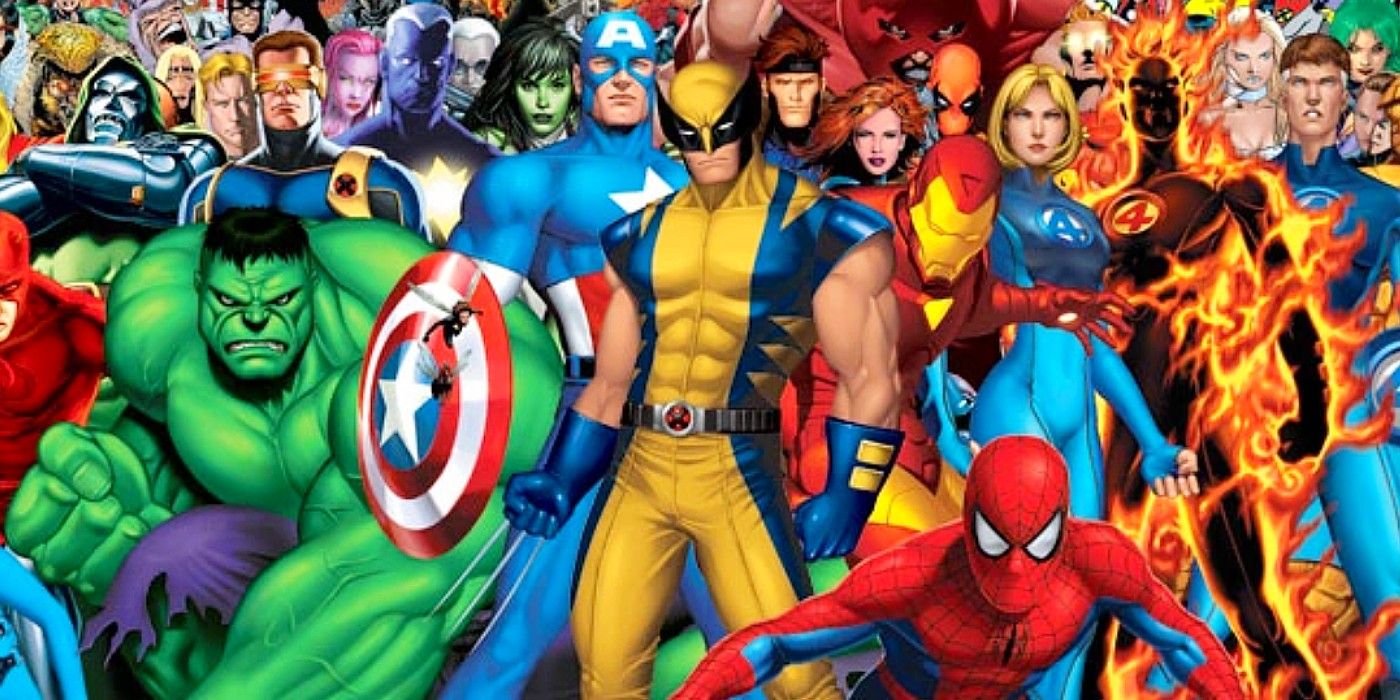 every marvel hero, including spider-man, wolverine, iron man, hulk and more