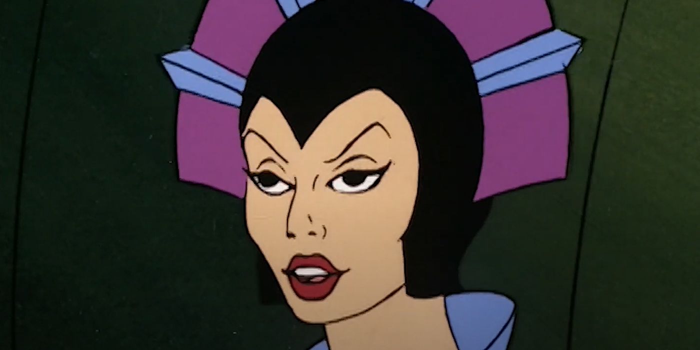 evil-lyn in a scene in he-man official show