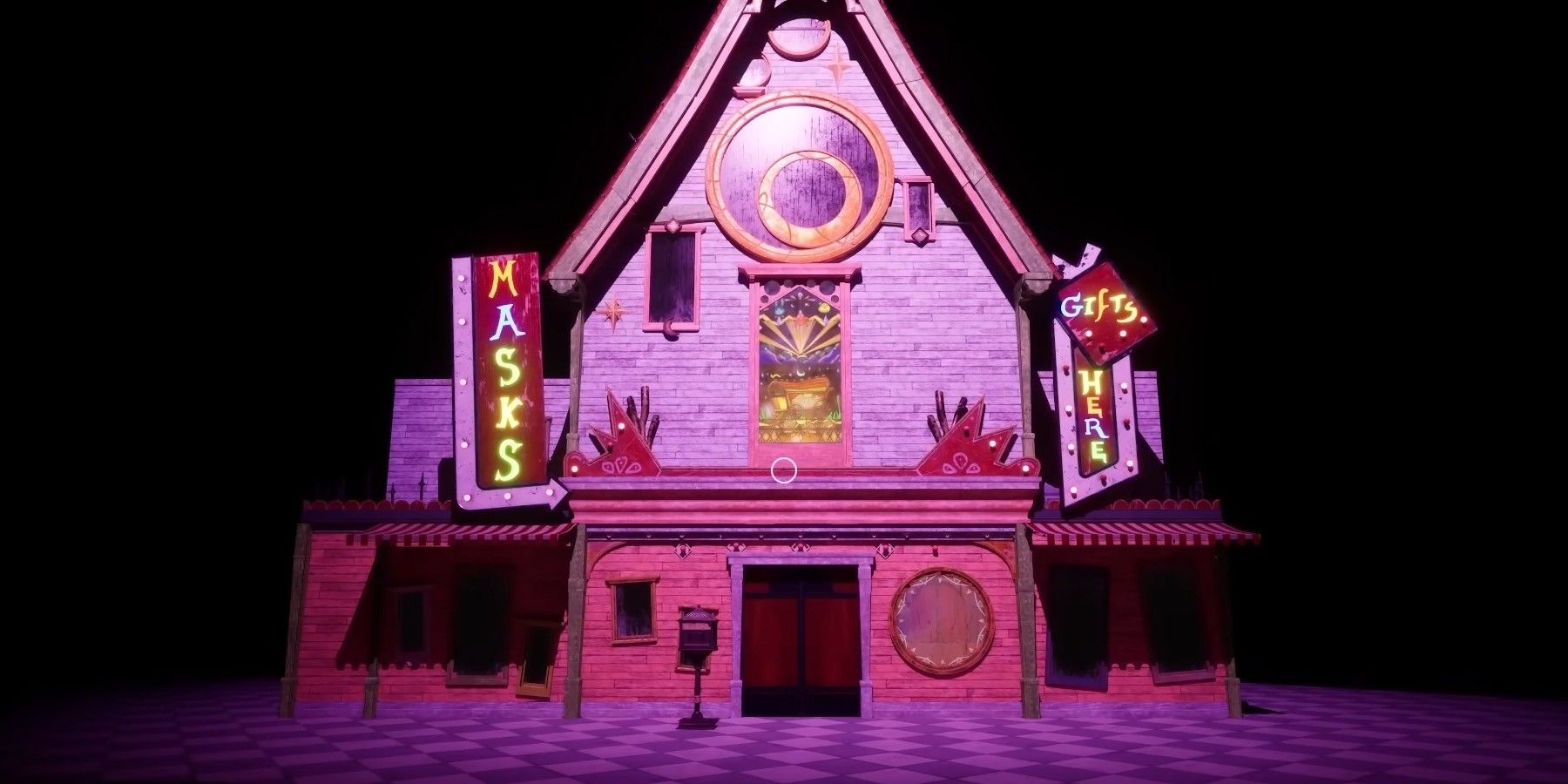 A loja de presentes associada a Five Nights at Freddy's: Secret of the Mimic, vista em Help Wanted 2.