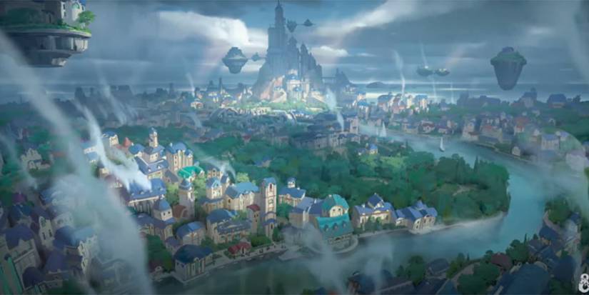 A scenic view of the forgotten realms in D&D