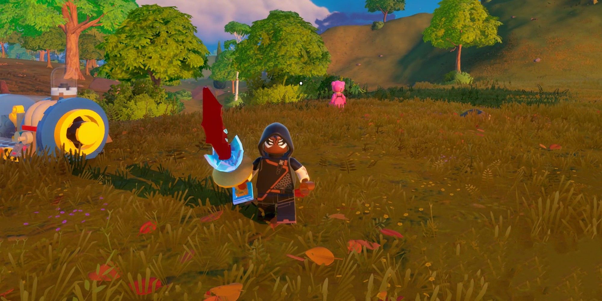 Fortnite Odyssey Player With Legendary Weapon