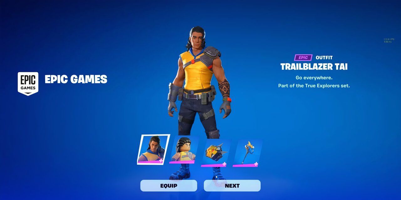 Trailblazer Tai スキンは、アイテム ショップから無料のミッション パックを入手し、LEGO Fortnite でミッションを完了することで、Fortnite で入手できます。