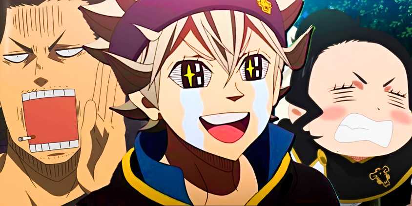 Funny Yami, Asta, Charmy from Black Clover anime