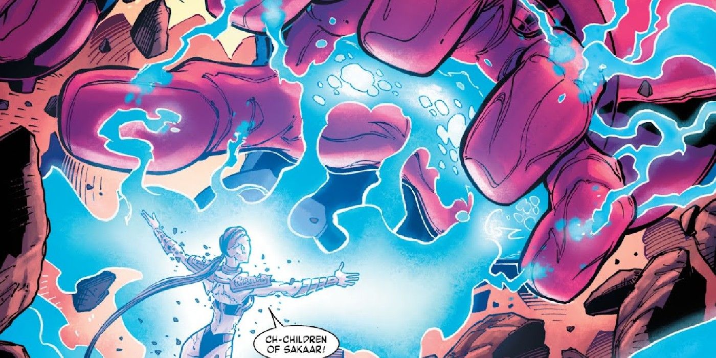 galactus attacks sakaar
