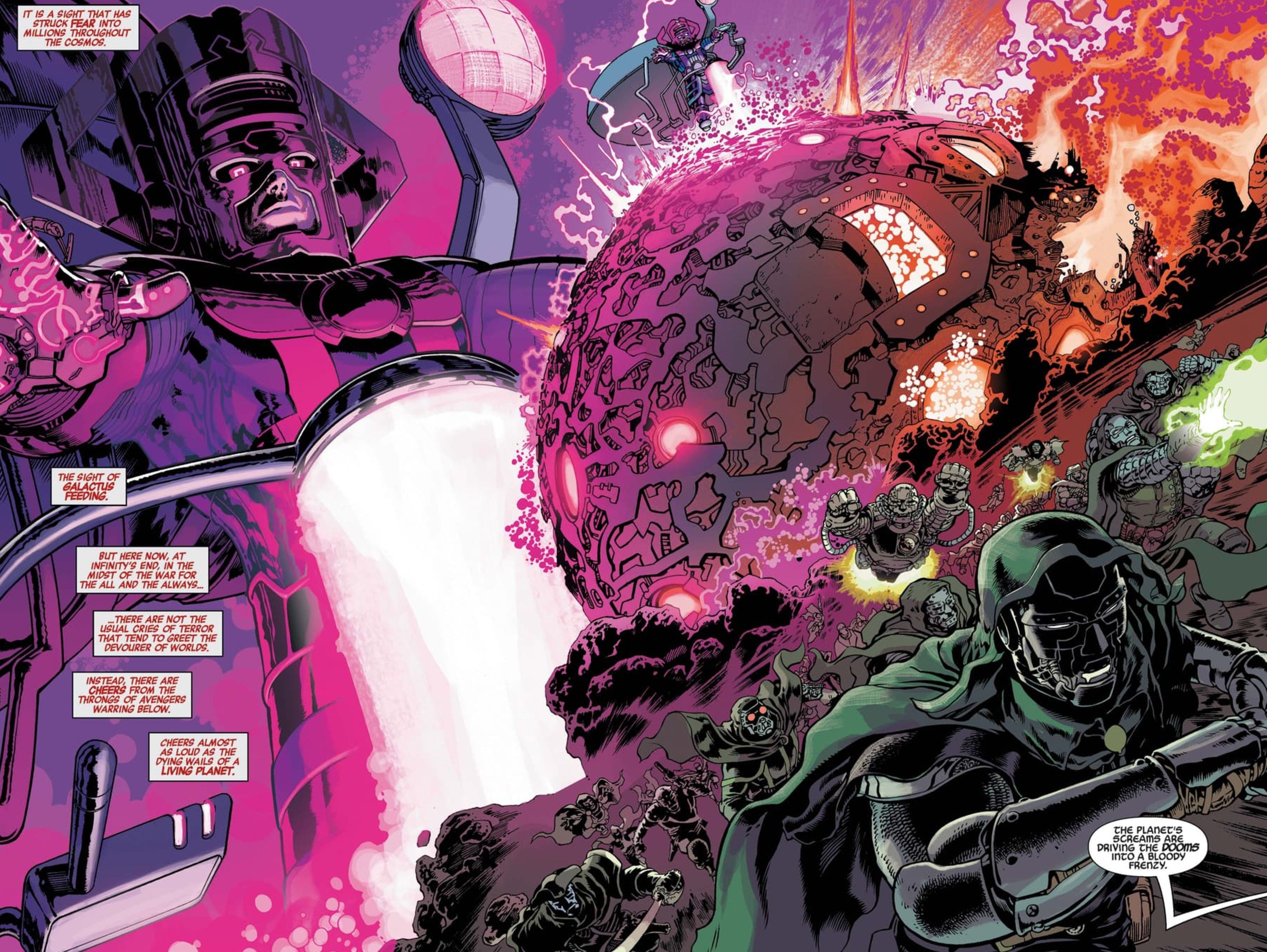 galactus kills doom the living planet