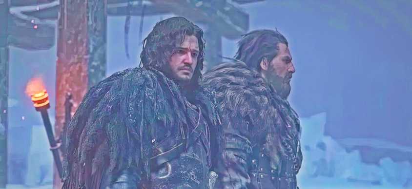 Game of Thrones Kingsroad, Jon Snow on the Wall with Protagonist.