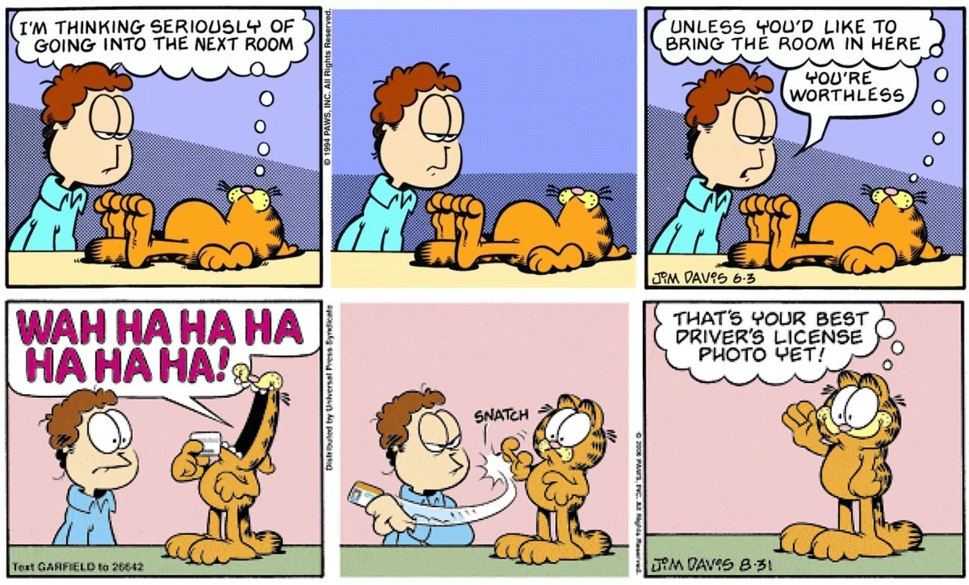 garfield vs jon