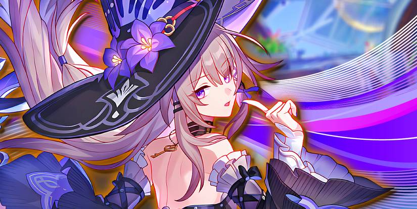 Honkai Star Rail's The Herta hushes the viewer.