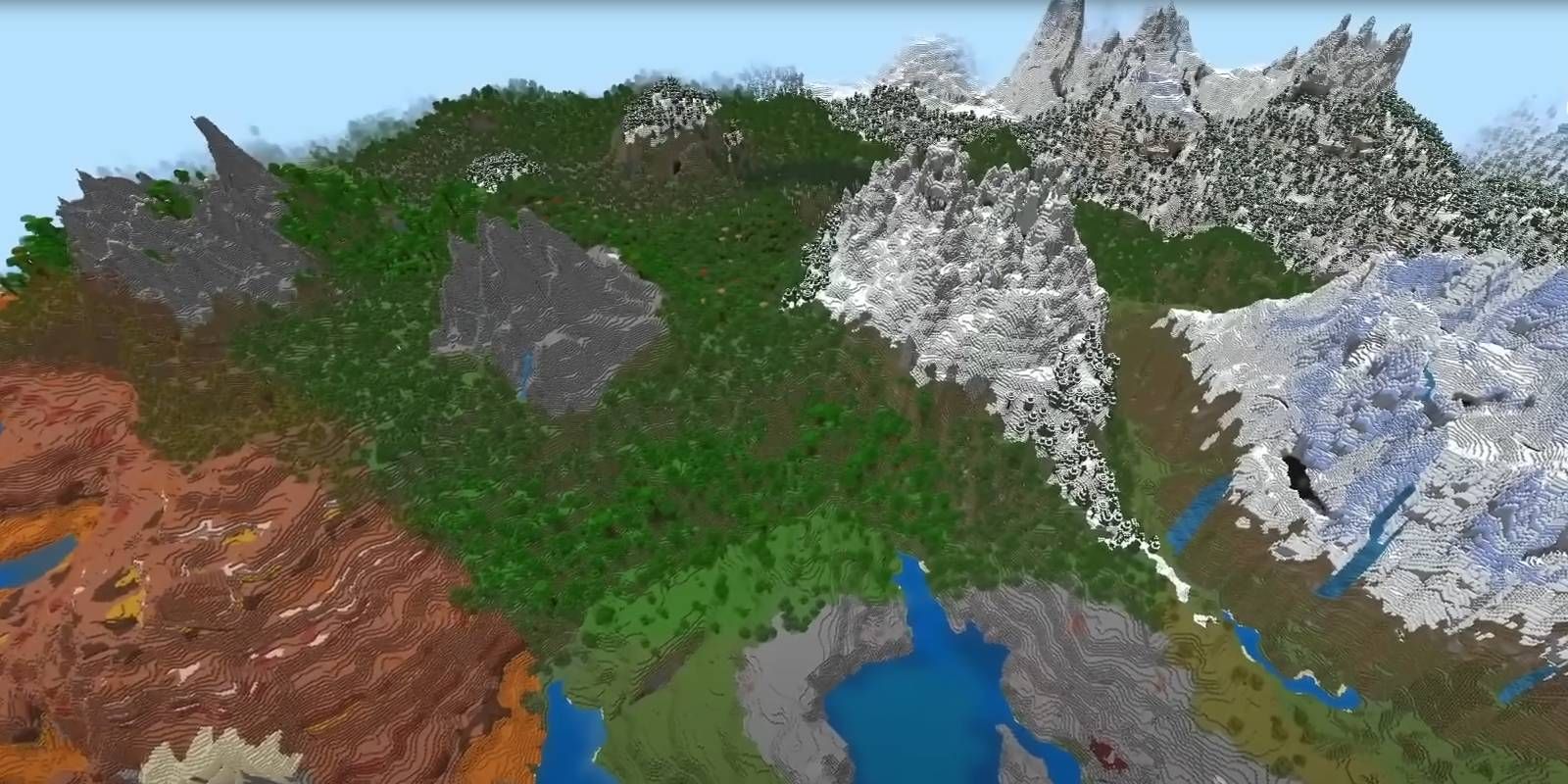 Minecraft Lord of the Mountains survival world seed