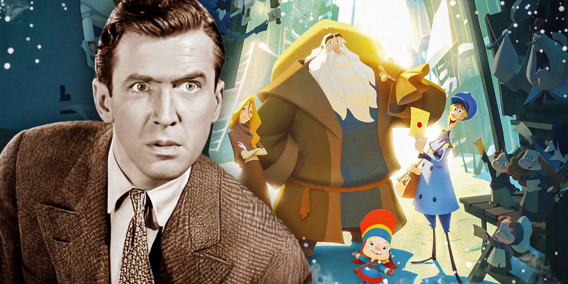 Imagery from It&rsquo;s a Wonderful Life and Klaus