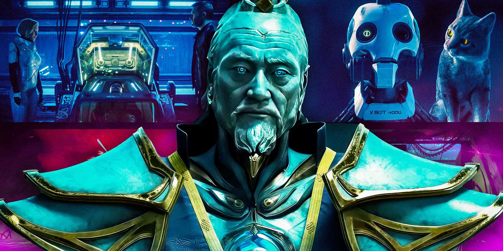 Imagery from Love, Death & Robots and Secret Level