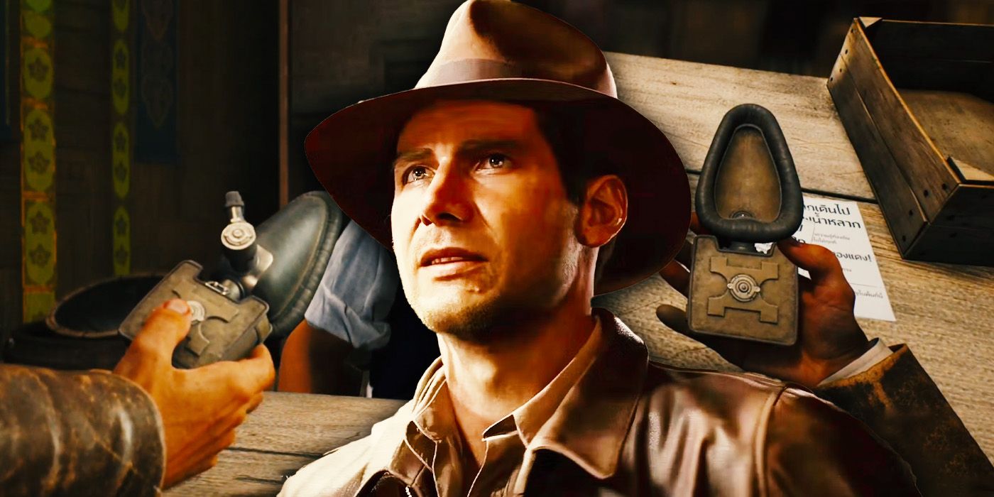 Indiana Jones with the breathing device