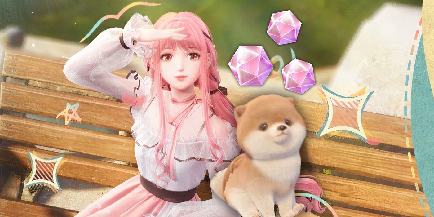 infinity nikki floof triplets guide nikki with floof dog