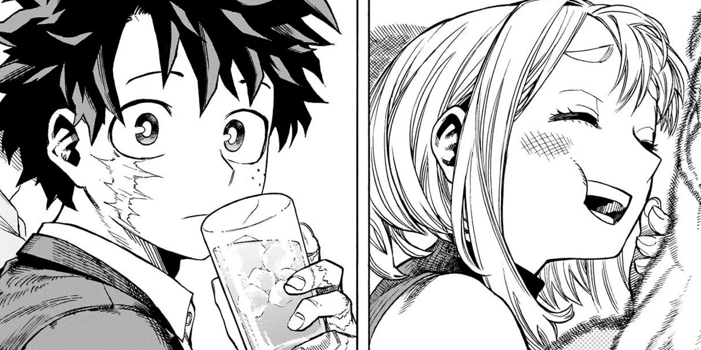 izuku watching Uraraka My Hero Academia chapter 431