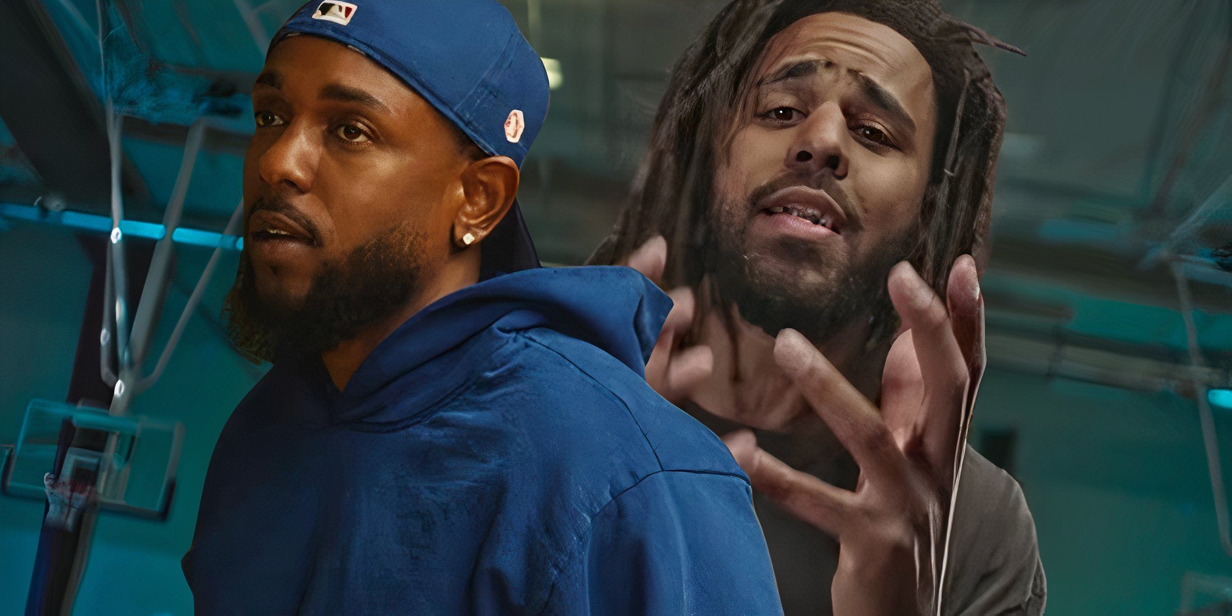 J Cole and Kendrick Lamar