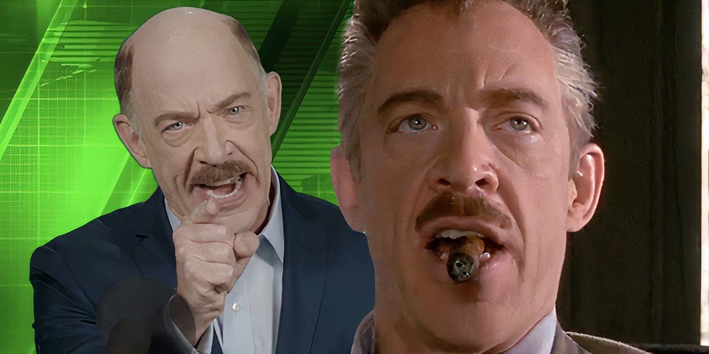 J. Jonah Jameson in multiple Spider-Man films played by J.K. Simmons