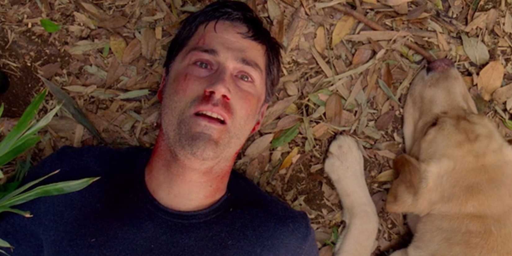 Jack looking up in the final scene of Lost