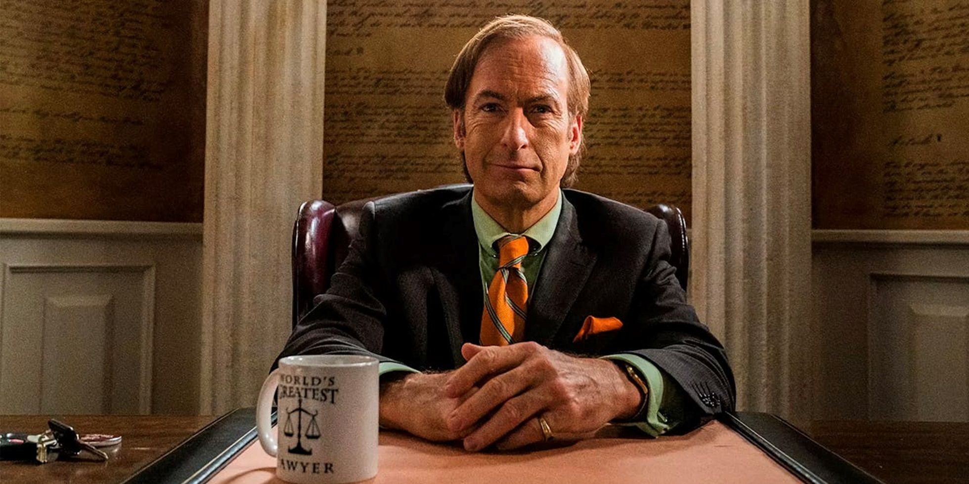 Jimmy in his office in Better Call Saul