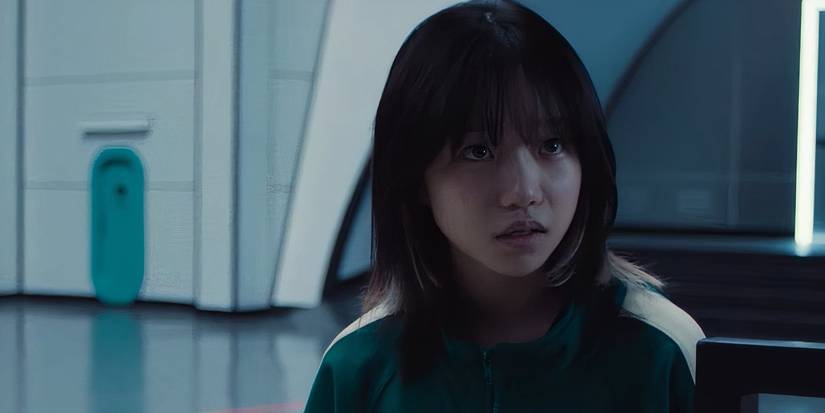 Jo Yu-ri's Player 222 confronting Jun-hee in Squid Game season 2