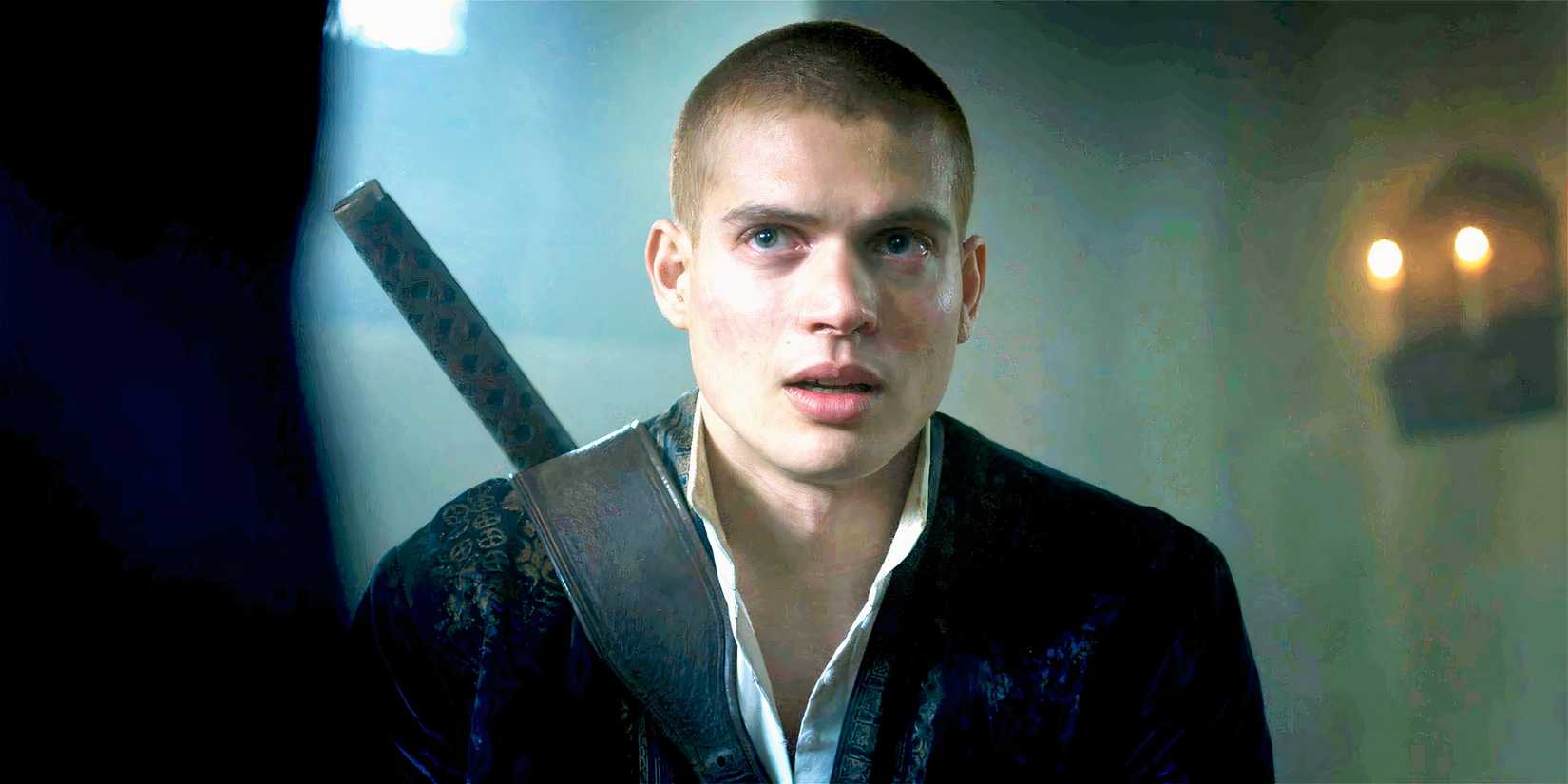 Josha Stradowski as Rand al'Thor in The Wheel of Time season 2, episode 8