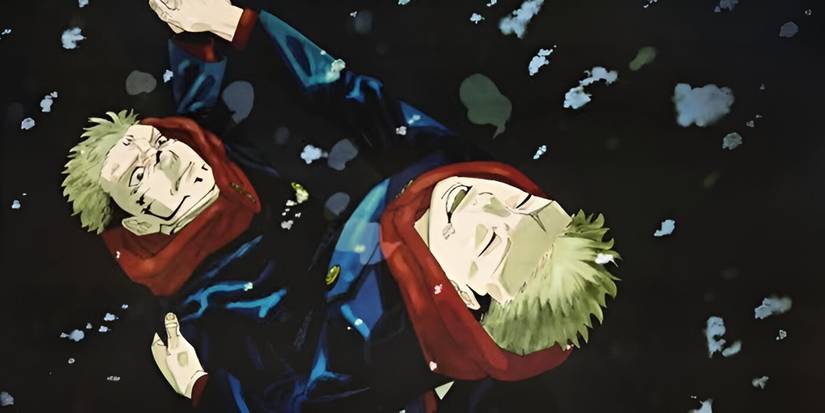 jujutsu kaisen extra color page volume Sukuna and Yuji dancing