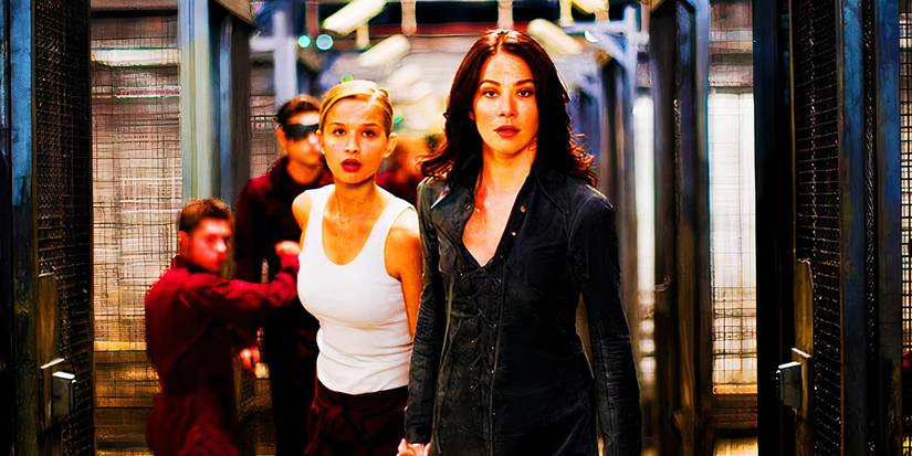 Kayla Silverfox with her sister in X-Men Origins Wolverine