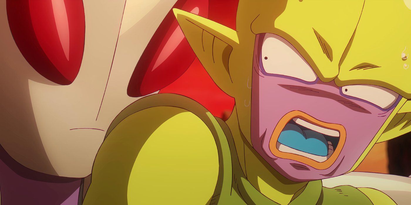 Majin Kuu being startled by Tamigami #1 behind him in Dragon Ball Daima.