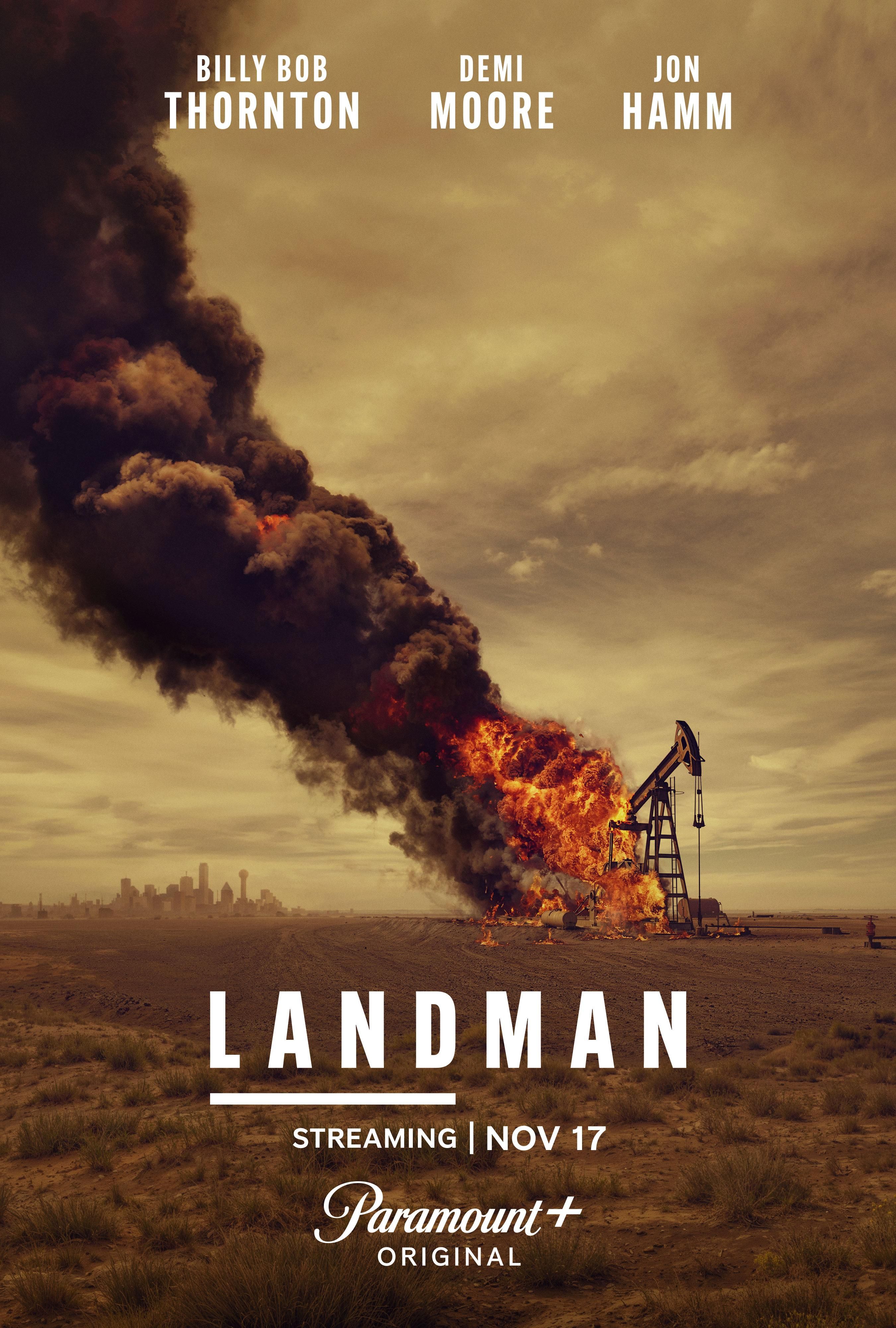 ملصق برنامج Landman Paramount التلفزيوني المحدث