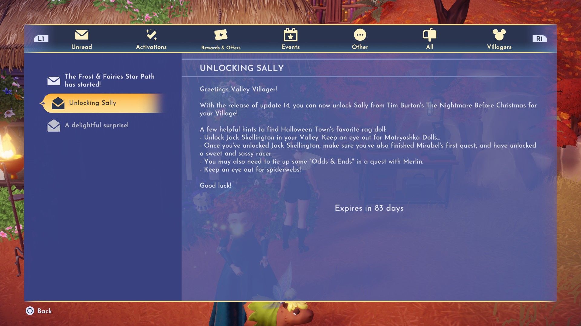 Disney Dreamlight Valley: How To Unlock Sally