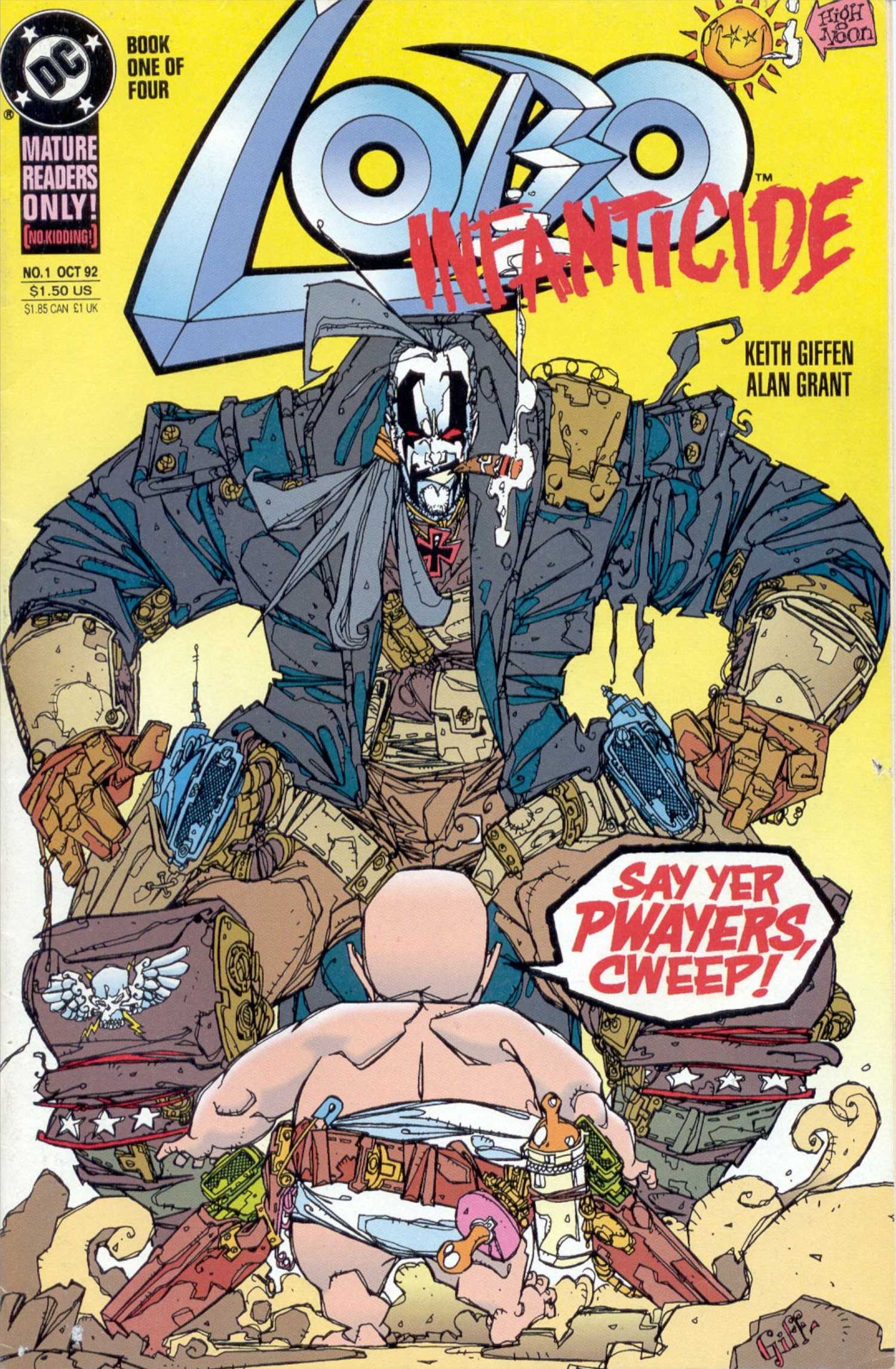 Lobo Infanticide #1 Lobo faces off against a baby