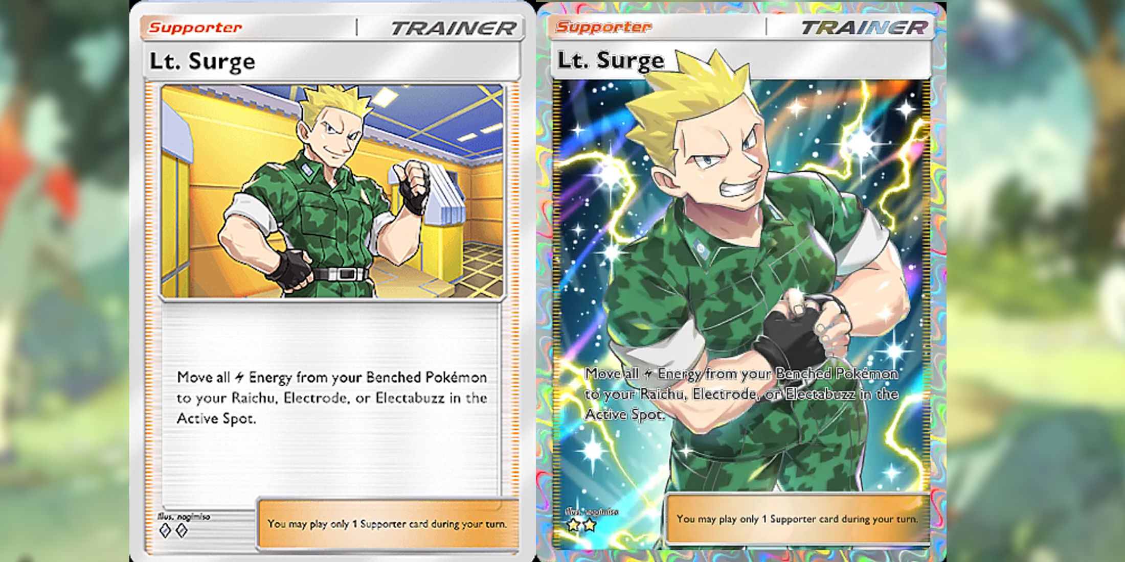 Lt Surge in Pokemon TCG Pocket