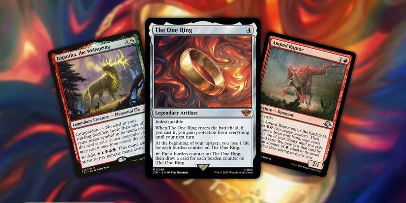 magic-the-gathering-banned-cards-dec-2024: The One Ring, Amped Raptor, and Jegantha, the Wellspring