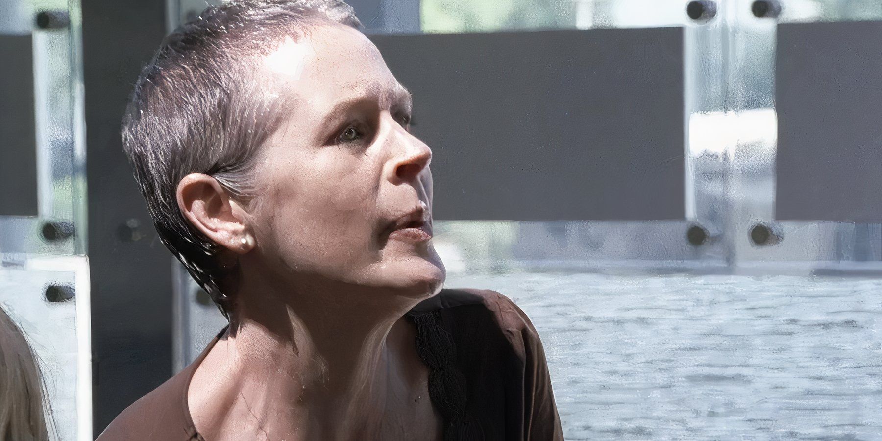 Melissa McBride como Carol Peletier na 1ª temporada de The Walking Dead