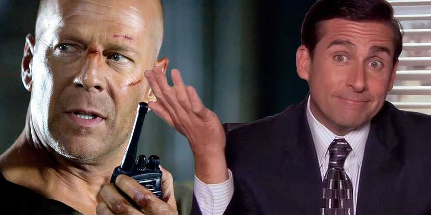 Michael Scott the Office and John McClane Die Hard