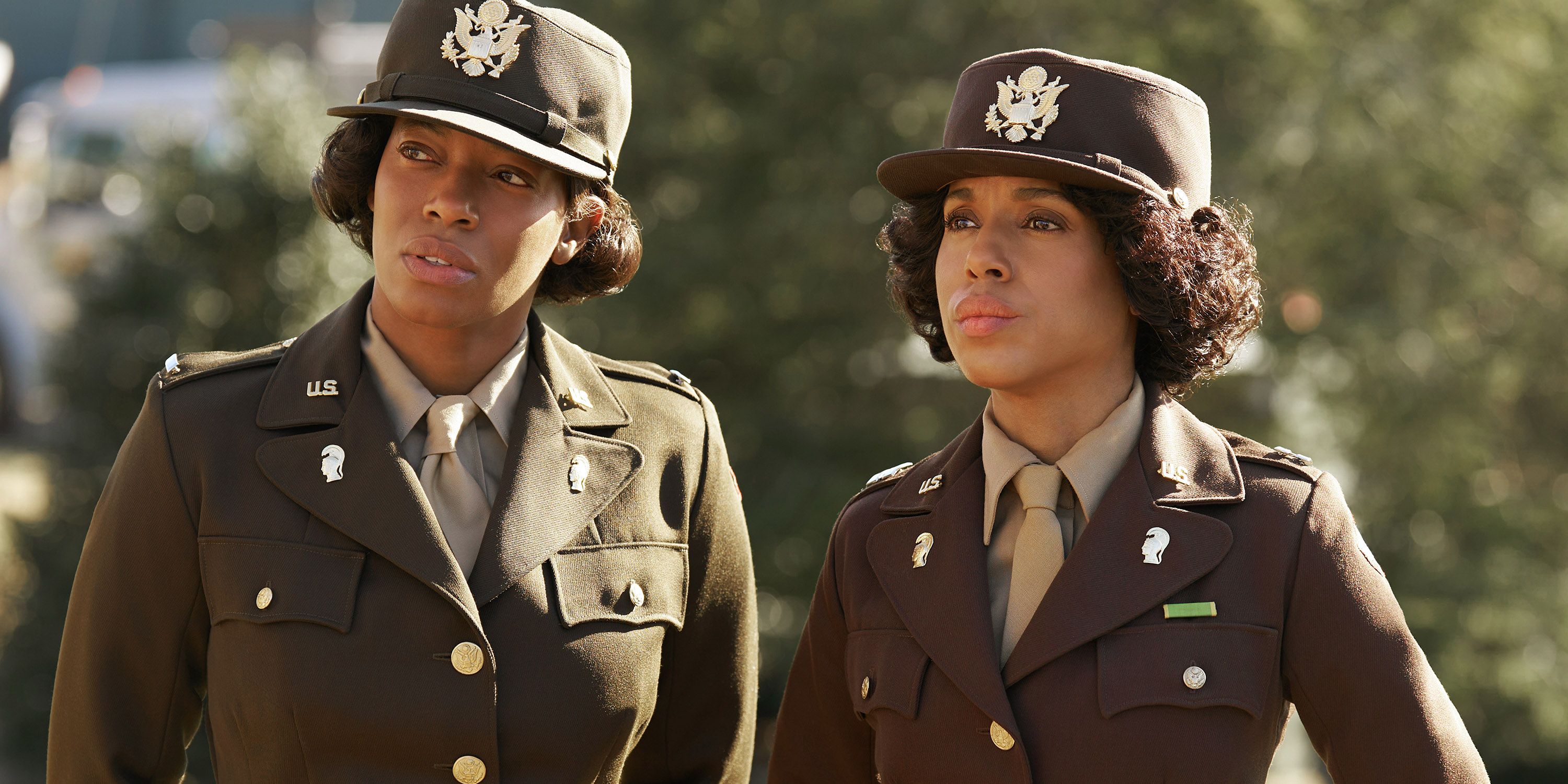 Milauna Jackson e Kerry Washington em The Six Triple Eight