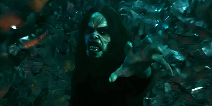 Morbius using powers in Morbius