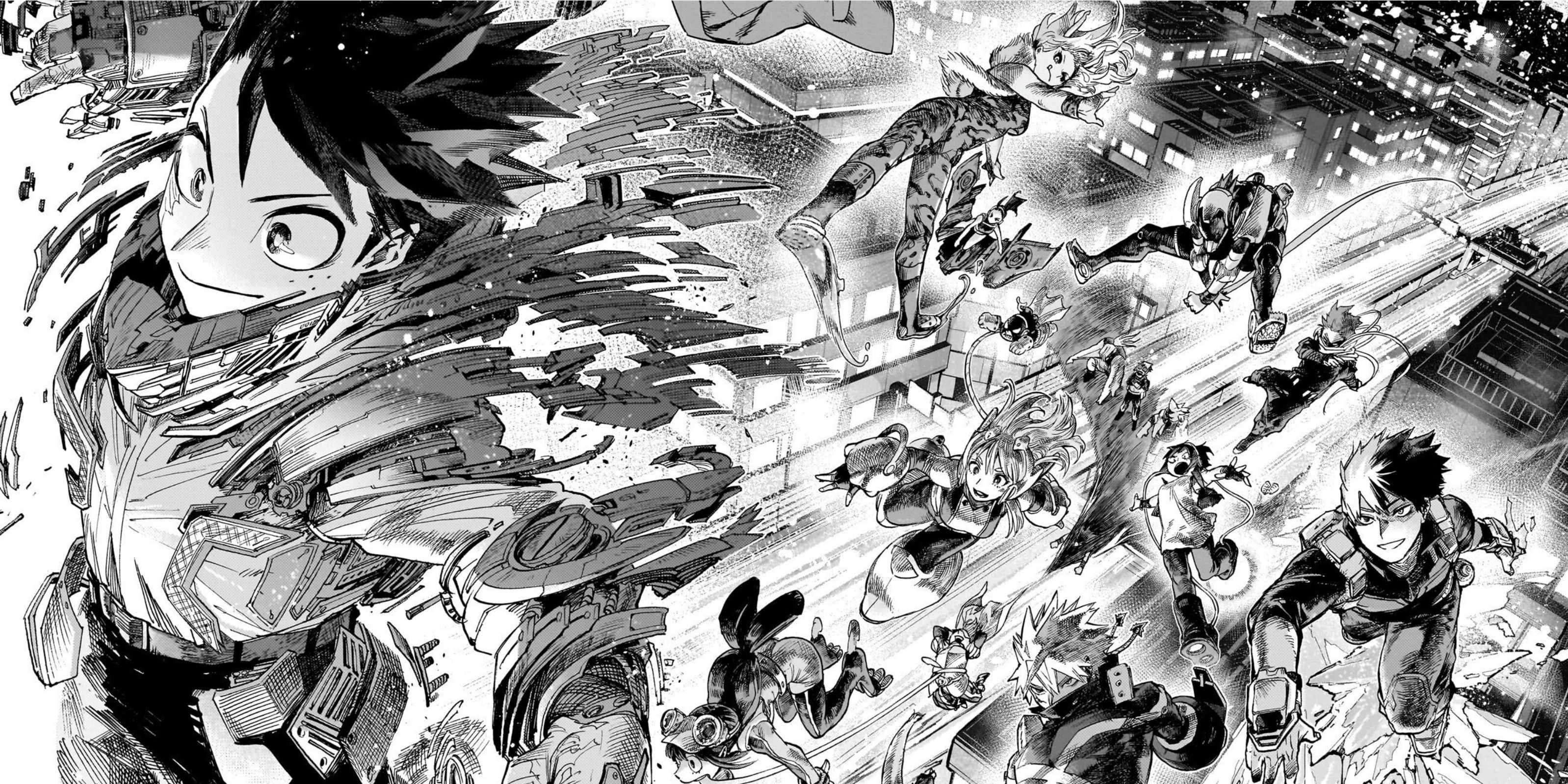 my hero academia chapter 431 Deku and class-1-A as pro heroes