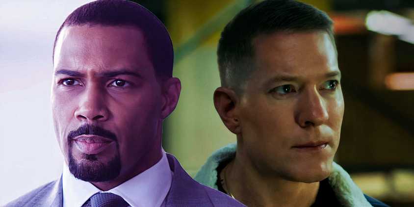 Omari Hardwick as James St. Patrick aka Ghost and Joseph Sikora as Tommy Egan in Power