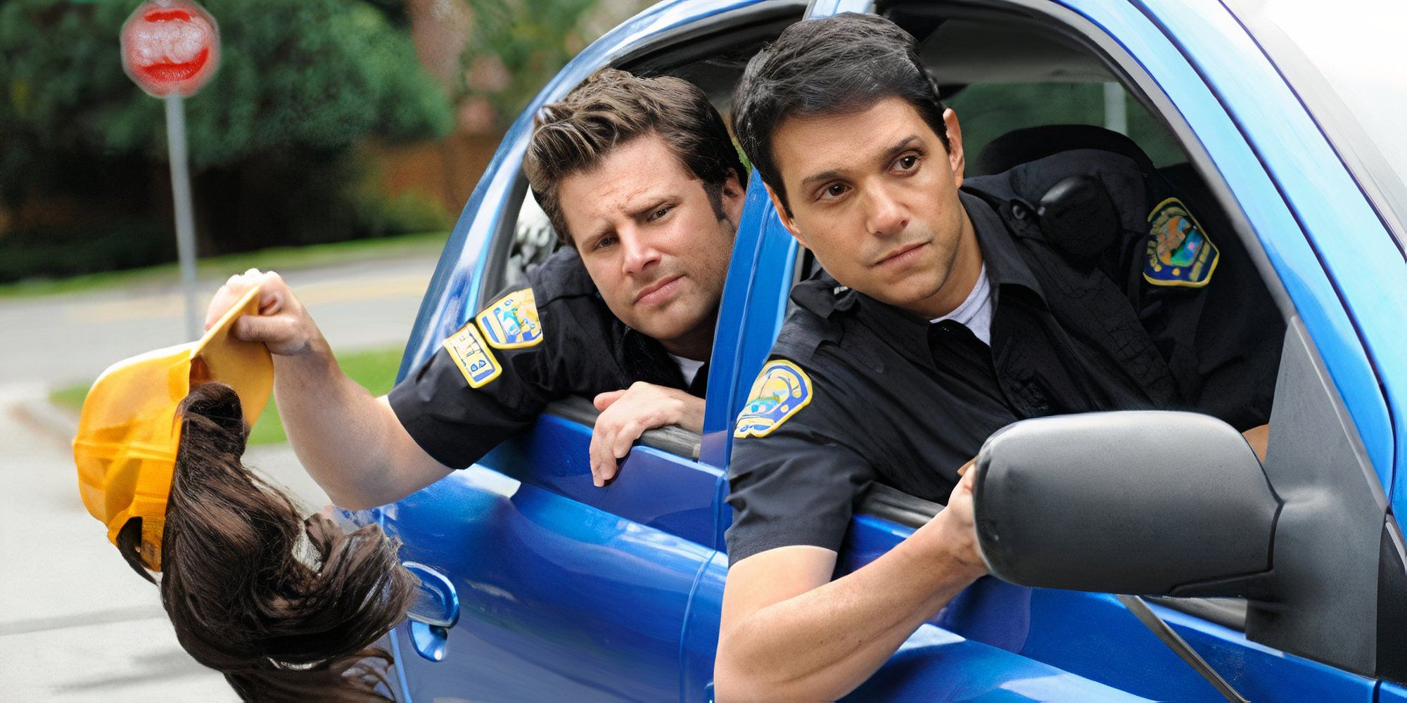 Still from Psych "We would like to thank the Academy"