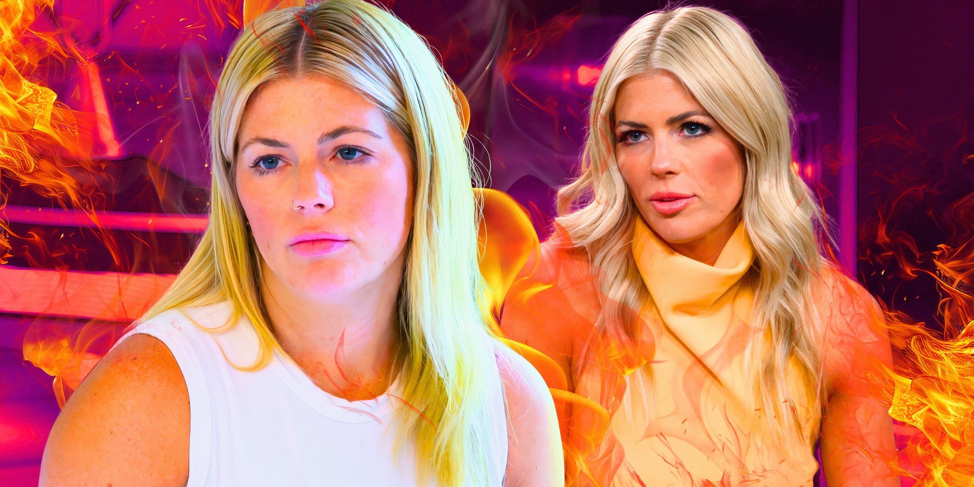 Michelle Tomblin montage on Married At First Sight Season 18  with fire