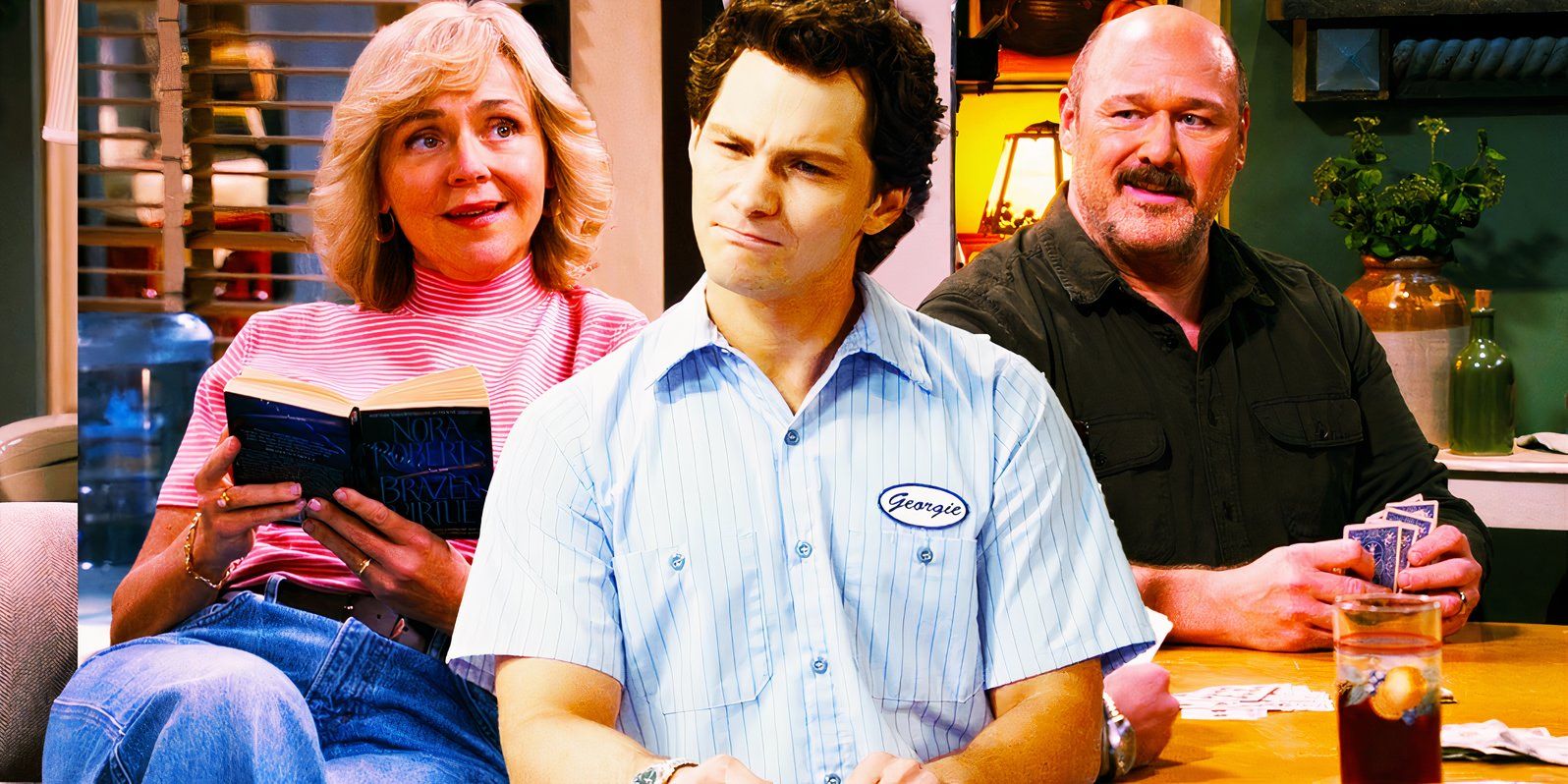 Rachel Bay Jones as Audrey McAllister, Montana Jordan as Georgie Cooper and Will Sasso as Jim McAllister in Georgie &amp; Mandy&rsquo;s First Marriage episode 6-1