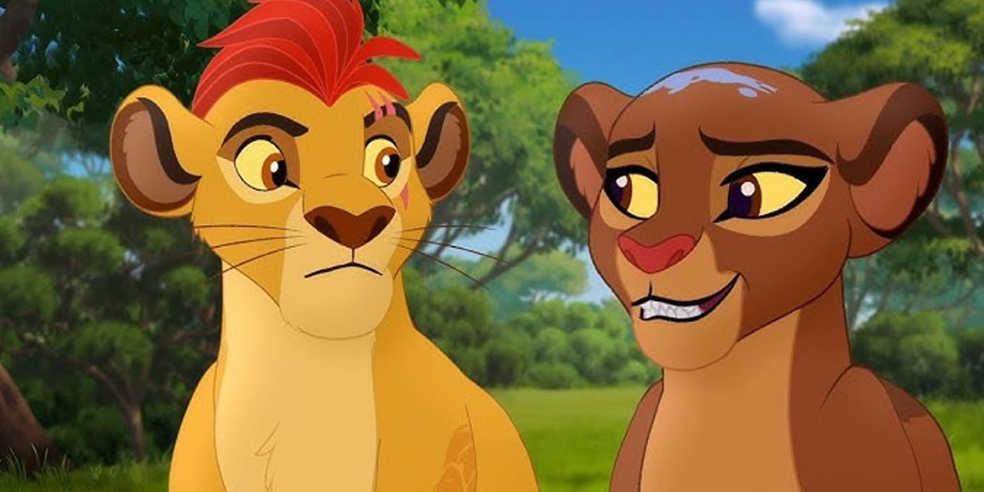 Rani and Kion in The Lion Guard 2