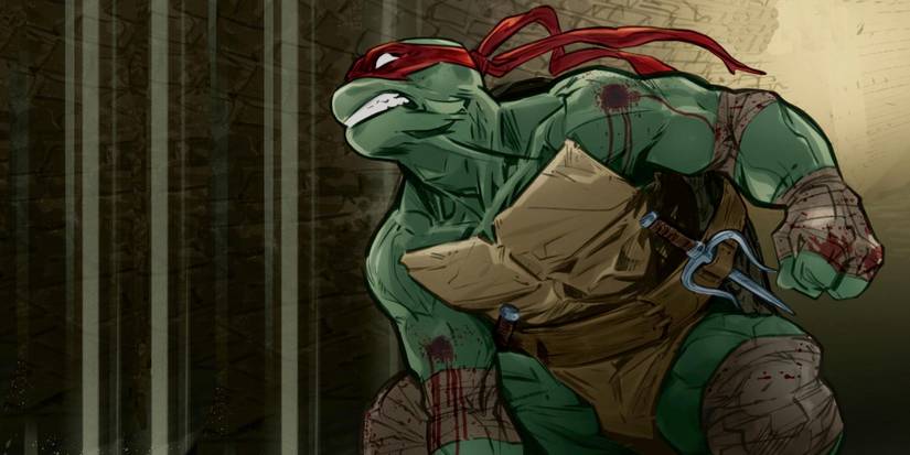 Comic book art: Raphael from latest IDW's TMNT reboot