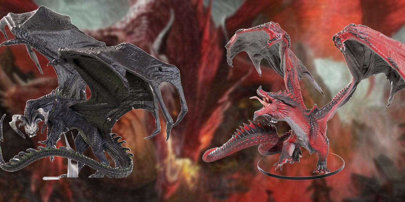 Red Black Dragons D&D WizKids