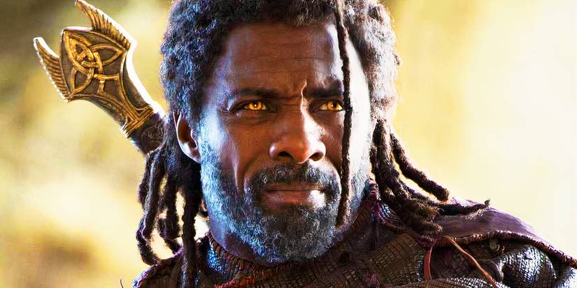 Rogue Heimdall running from Hela in Thor Ragnarok