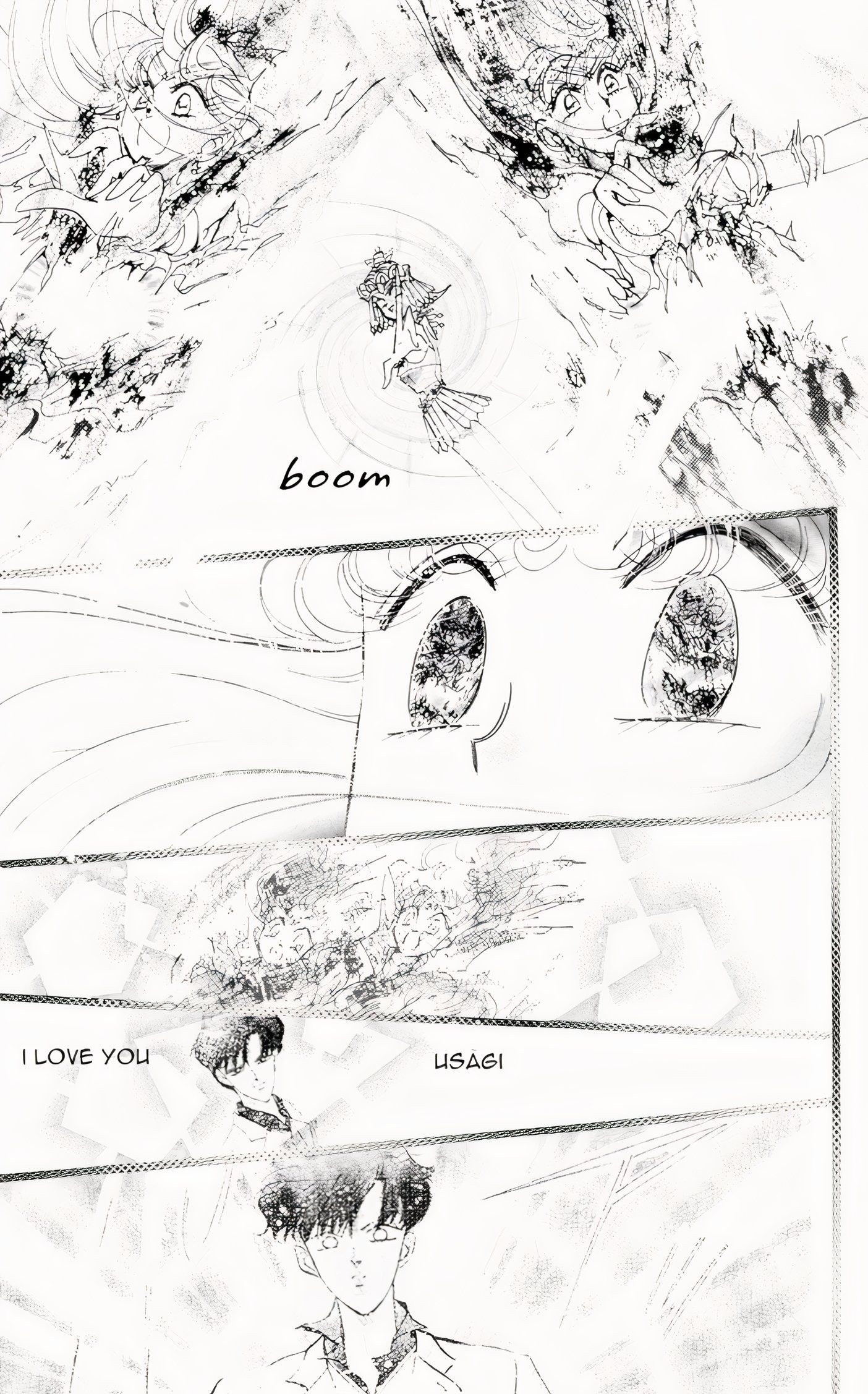 Manga page: Sailor Moon Existence Eraser