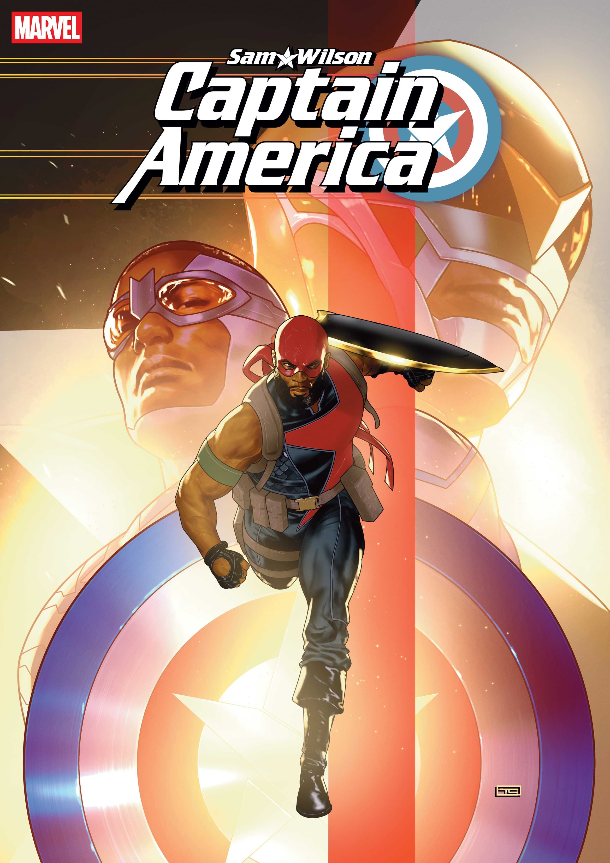 sam-wilson-captain-america-3-cover-featuring-the-returning-josiah-x-dashing-toward-the-reader Depois de mais de 20 anos, o Capitão América está pronto para trazer de volta um herói esquecido da Marvel que todos perdemos