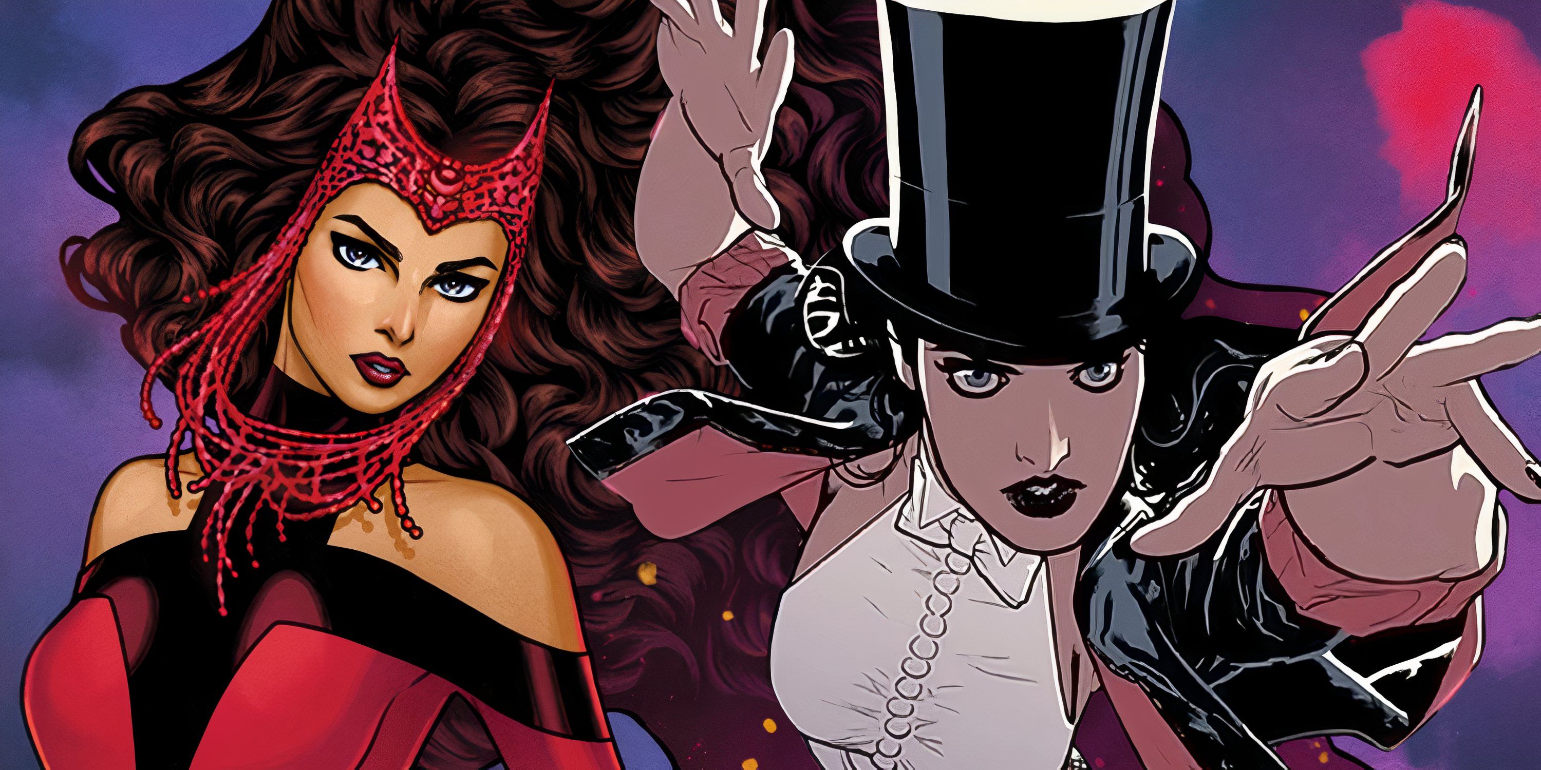 Feiticeira Escarlate e Zatanna Magic