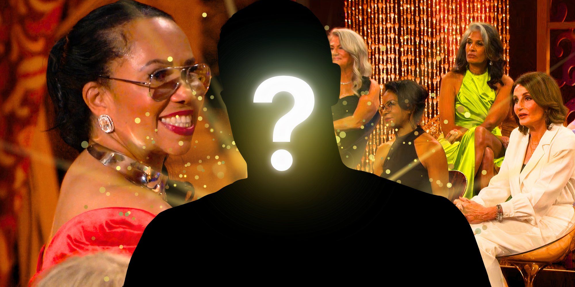 image of The Golden Bachelor Season 1 women with a mystery man